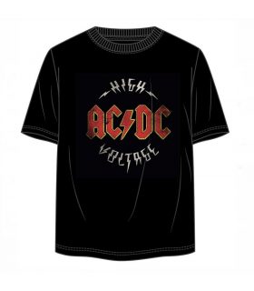 Camiseta Negra AC/DC High Voltage
 TALLA-S