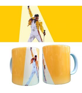 Taza Cerámica Freddie Mercury Queen Wembley 350 ml.