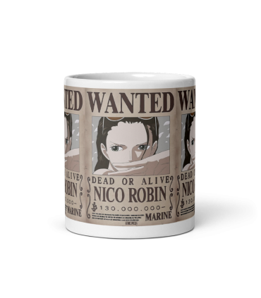 Taza Cerámica Wanted Nico Robin 350ml.
