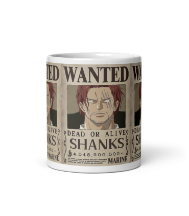 Taza Cerámica Wanted Shanks 350ml.